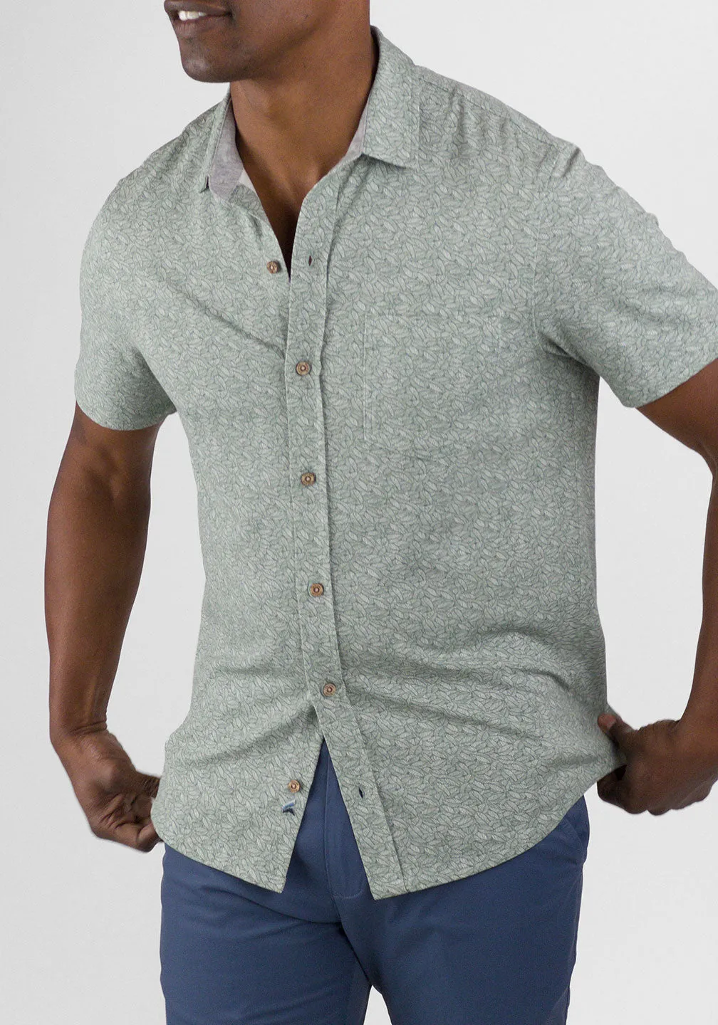 Sure! Here’s an optimized title for the Airotec® Slim-Fit Jersey Knit Shirt: 

**Airotec® Premium Slim-Fit Jersey Knit Shirt for Ultimate Comfort and Style** 

This title highlights the brand, key features, and appeals to customer desires for comfort and style.