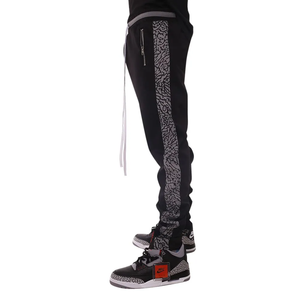 Bones Double Stripe Track Pants Cement