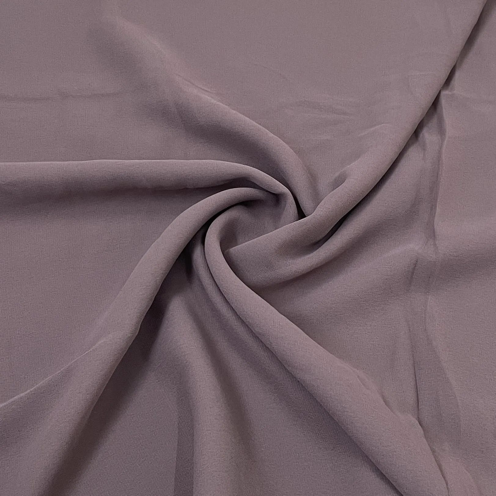 Classic Dusky Purple Solid Georgette Fabric