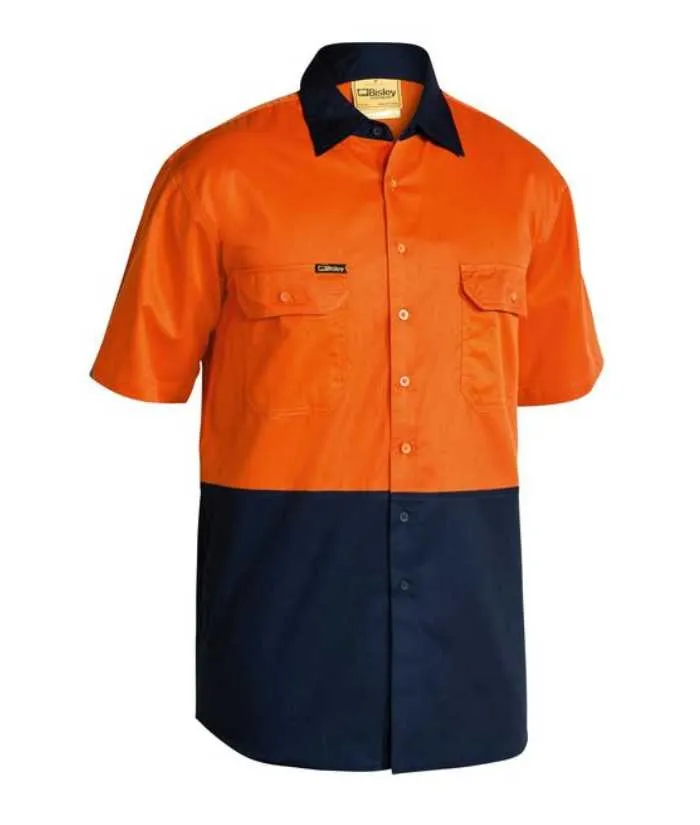 Cool Lightweight, Hi Vis, Vented, Drill Shirt