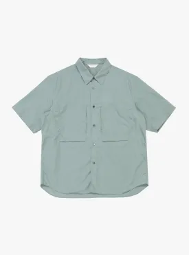 Double Pocket Shirt Blue Grey