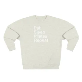 Eat. Sleep. Pilates. Repeat. Crewneck Sweatshirt