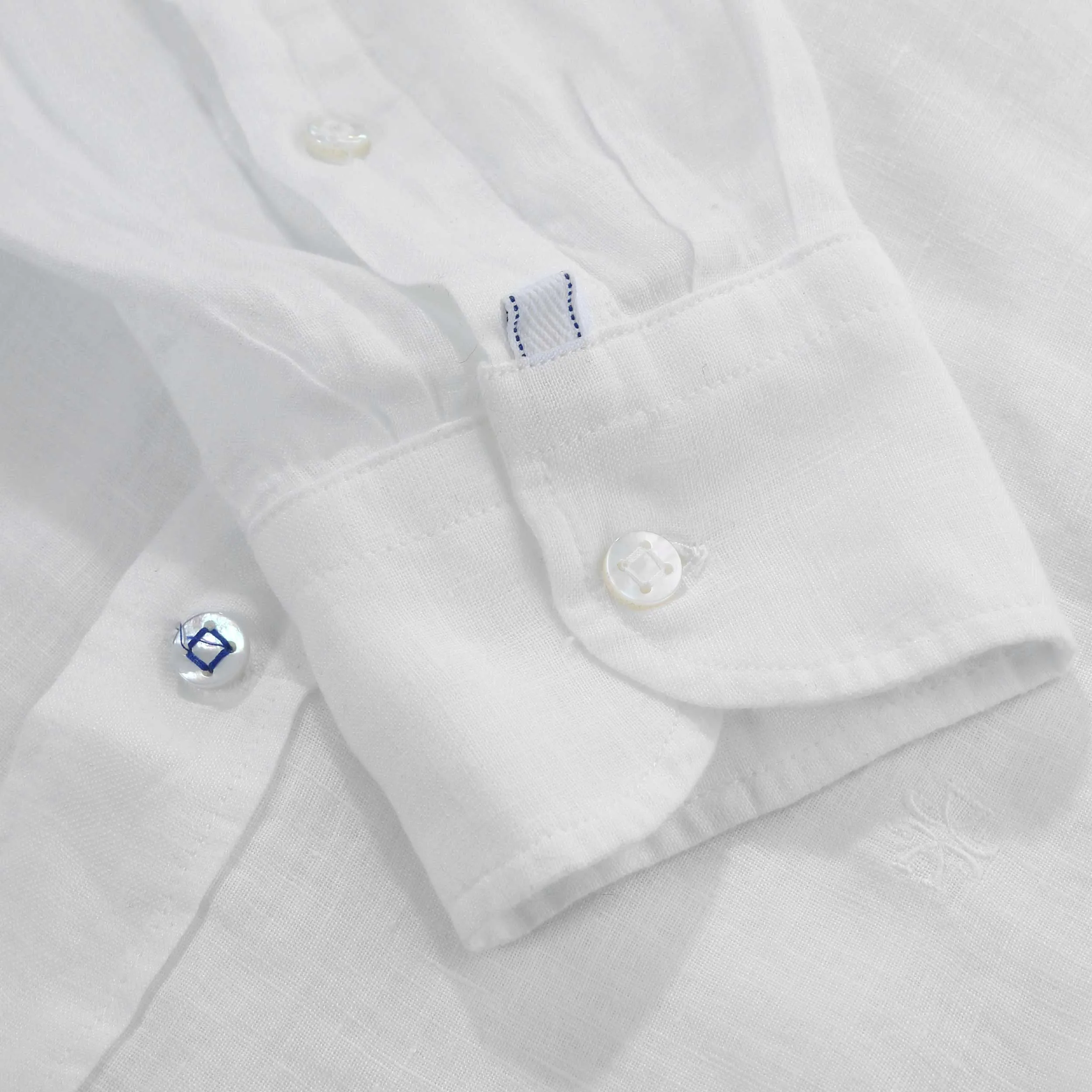 Jacob Cohen Basic Linen Shirt in White