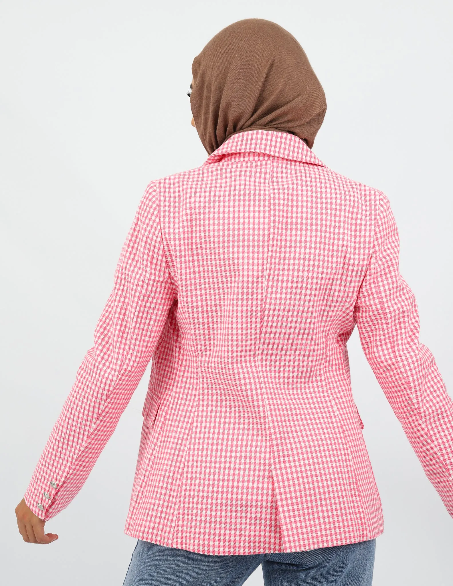 Lux Checkered Blazer