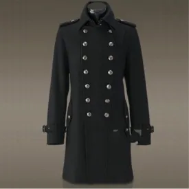 Men's  Double-breasted Woolen Coat Tide