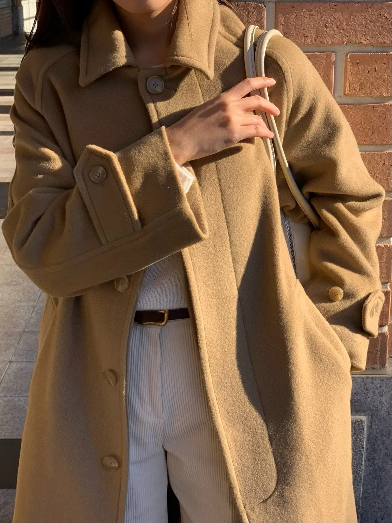 MERINO WOOL CASHMERE COAT