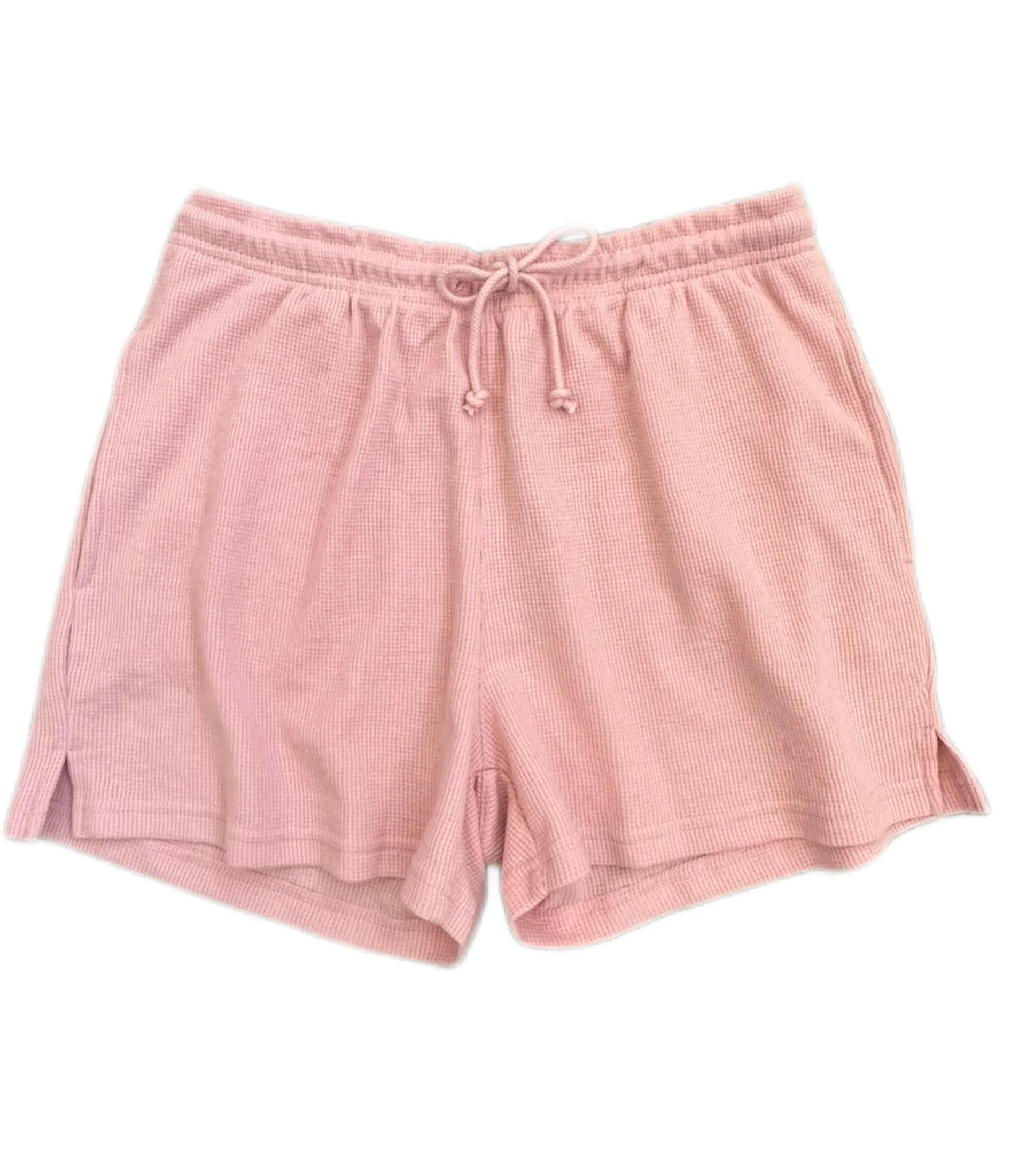 Pink Waffle Short Set