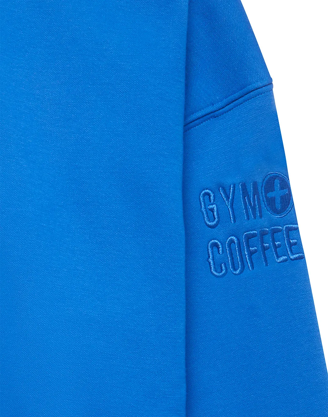 Snap Collar Sierra Sweatshirt in Azure Blue