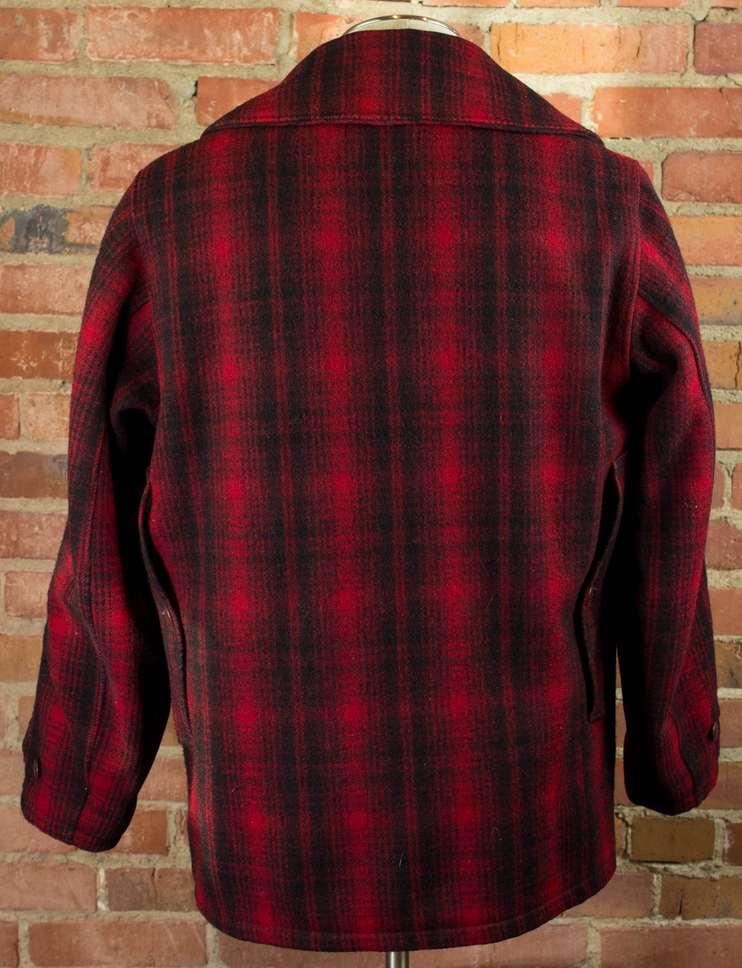 Vintage 50s Woolrich Buffalo Plaid Jacket 40 Large