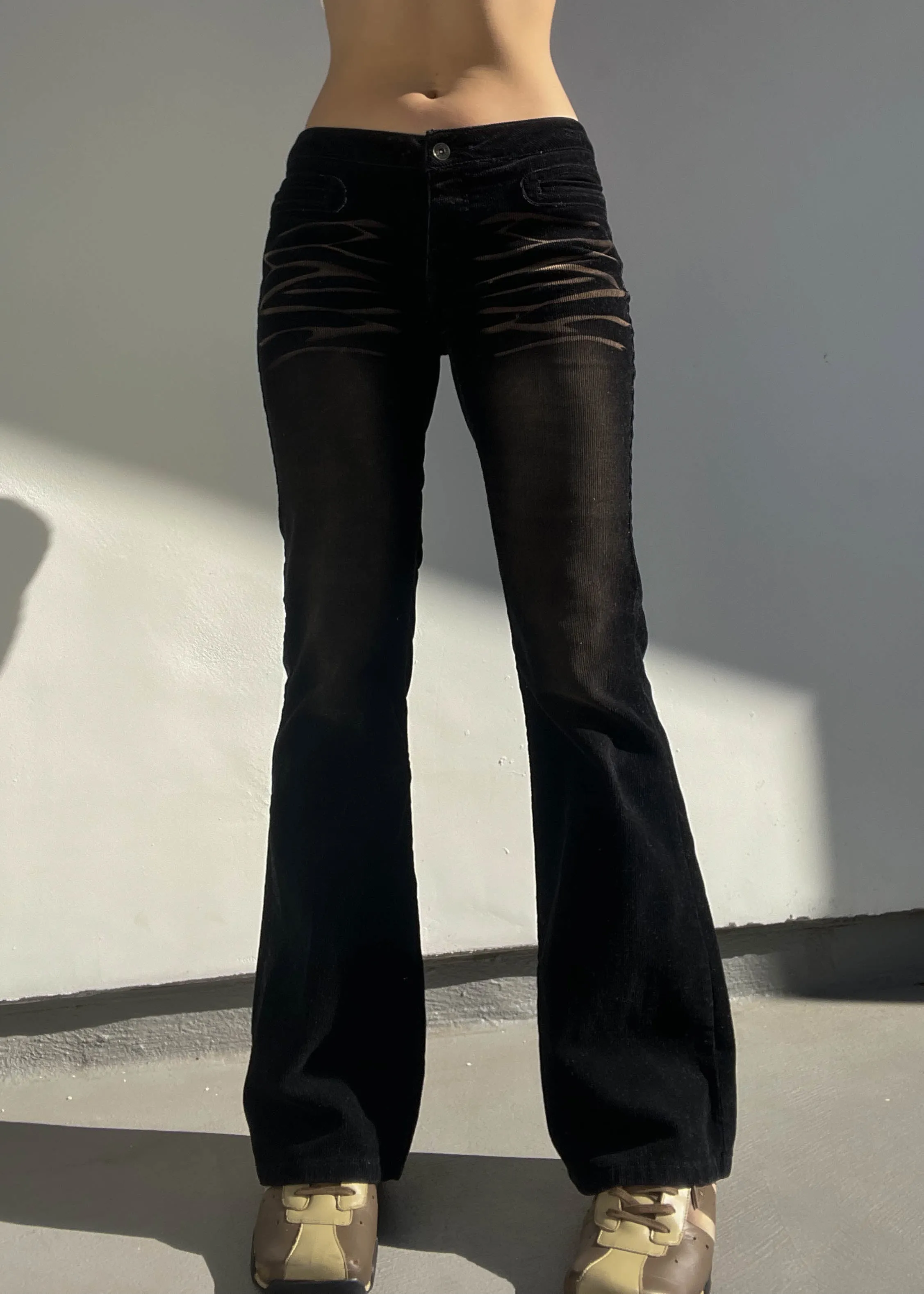 Zana Di Y2k Corduroy Flares